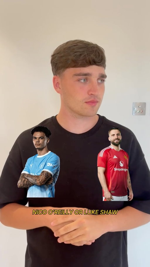 head of the Manchester Derby @taysmcr names his combined Man Utd and Man City starting 11... 🔥