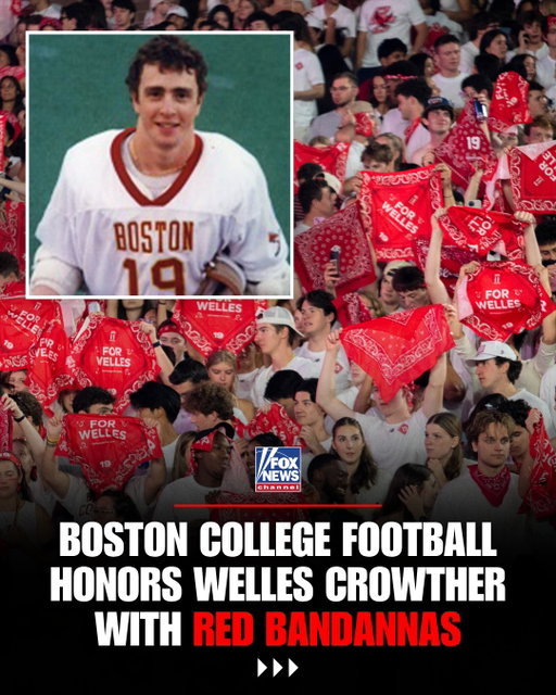 A stadium full of red bandannas honors a hero whose courage on 9/11 continues to inspire more than two decades later.

Boston College pays tribute to Welles Crowther, the former Eagles lacrosse player remembered for helping save lives inside the South Tower during the Sept. 11, 2001, terrorist attacks.

Fans fill Alumni Stadium in red for the annual Red Bandanna Game, carrying on one of the school's most meaningful traditions.

The Eagles cap off the emotional night with a 28-21 victory over Rutgers.