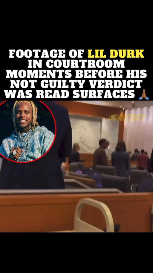 footage of lil durk inside the courtroom moments before the verdict was read has surfaced, capturing the tense atmosphere as he waited to hear his fate. durk was ultimately found not guilty on all charges after nearly three years behind bars. 🙏🏾⚖️ 

#lildurk #otf #hiphop #rapnews #viral trending