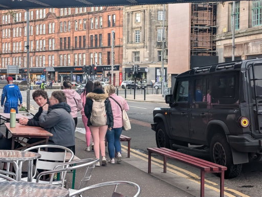 The Pink Ladies claim to be concerned for women’s safety from migrant communities.

Tomorrow the two biggest teams in Glasgow will go head to head in a cup game…. 
Statistically 1in3 women will suffer domestic abuse after a Derby game in Glasgow, which means statically one of these women could potentially suffer at the hands of a man in their life due to the result of a football game.

Just a little bit of perspective that violence against women is a men problem not a migrant problem@and it’s not exclusive to race or ethnicity.
