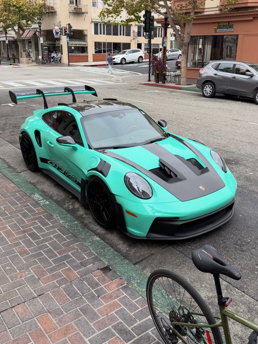 What would you name the color of this Porsche 911 GT3rs spotted during Monterey Car Week?