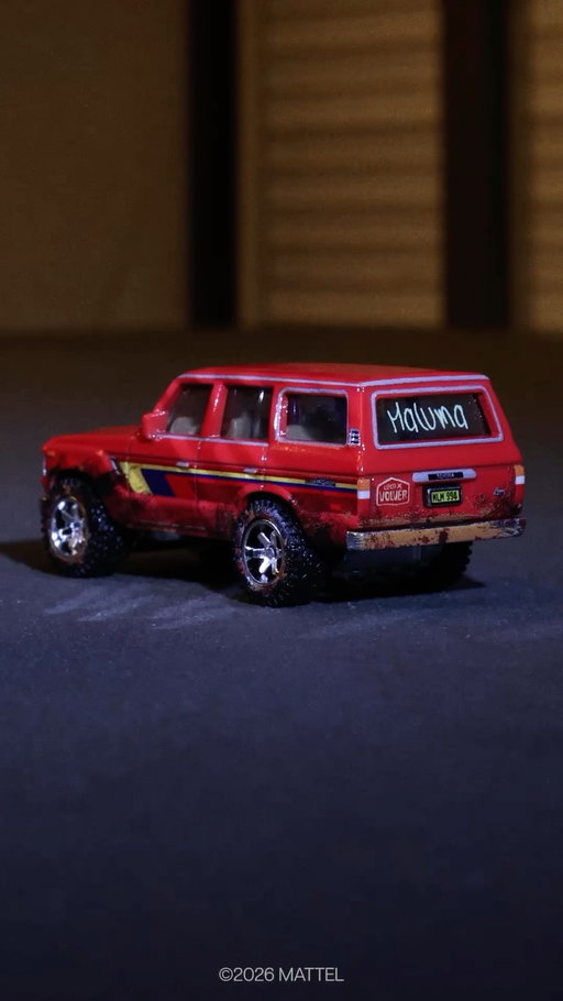More than a die-cast. A piece of Maluma’s story.
 
Inspired by his Colombian heritage and finished with custom details only true fans will catch, this Toyota Land Cruiser FJ60 is ready for your collection.
 
Shop now on MattelCreations.com.