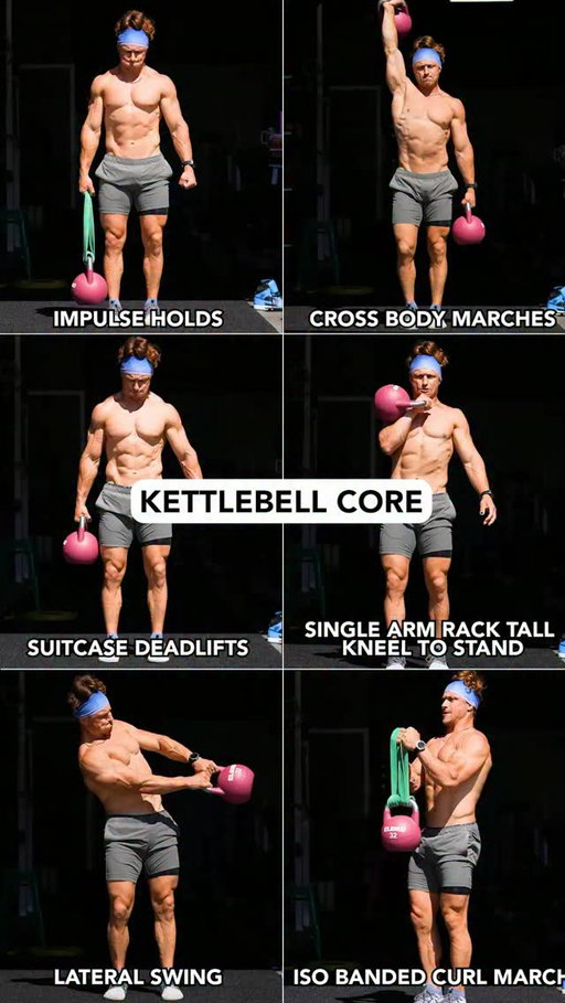 You’ve probably come across a few of these, but I bet not all. Which one are you excited to try? Lower left corner has to be my favorite - it takes some coordination!

#functionalbodybuilding #coreworkout #abs #kettlebell