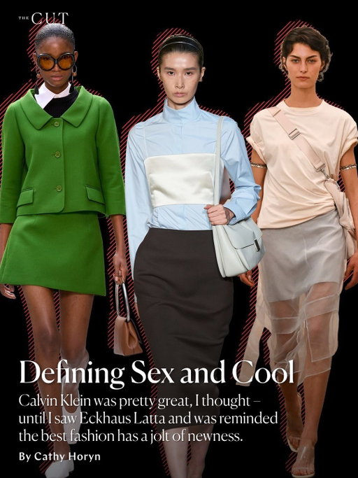 “You have to give Veronica Leoni credit for finally figuring out that Calvin Klein doesn’t have to be complicated,” writes @cathyhoryn. “Her show on Friday was her fourth since becoming creative director in 2024, and it was pretty great, I thought. Then my expectations were shook up by the Eckhaus Latta show a few hours later—or maybe I should say Mike Eckhaus and his California-based partner Zoe Latta reminded me that the best fashion always has a jolt of newness. Eckhaus Latta was all body and soul.”

Fashion critic Cathy Horyn’s notes on the latest #NYFW shows are in. Read more on Calvin Klein, Eckhaus Latta, Michael Kors, and Maria McManus at the link in bio. 🔗