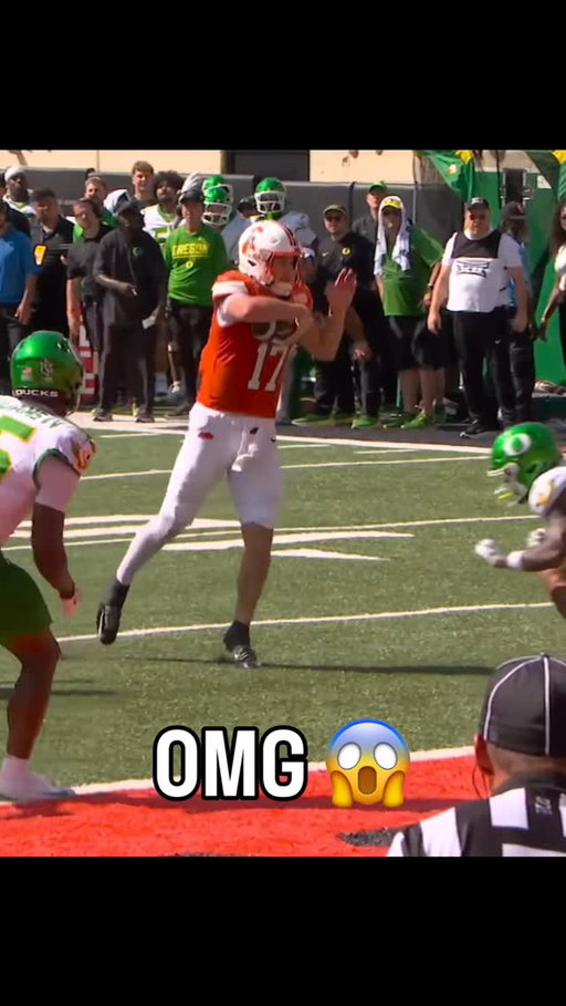 Drew Mestemaker FLEW on the touchdown 😱