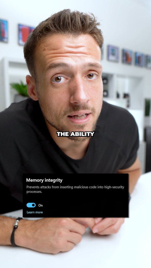Be sure to research the pros and cons of disabling Memory Integrity before you do it.

#PCBuild #GamingPC #PCBuilding #Microsoft #PCGaming