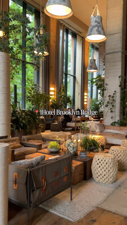 The 1hotel Brooklyn Bridge is a vibe. 👌🏼 

#1hotelbrooklynbridge #1hotel #brooklyn #nyc #travel