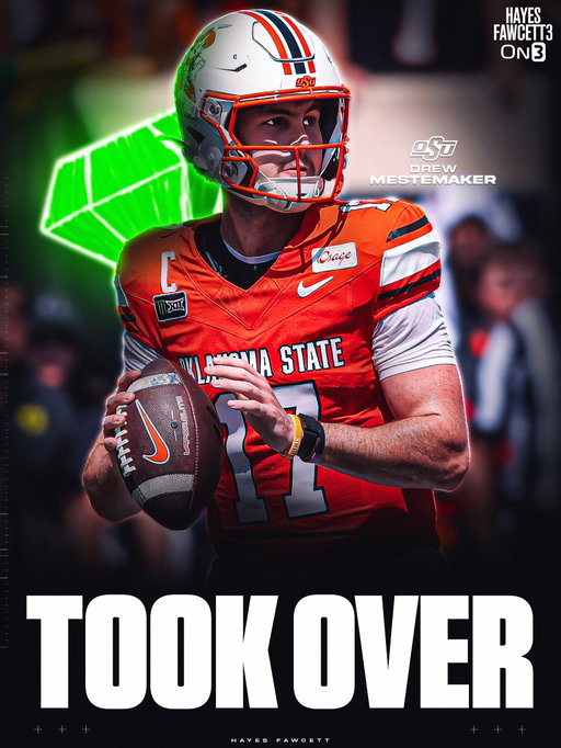 Oklahoma State QB Drew Mestemaker TOOK OVER in its upset win vs. No. 6 Oregon 🤠

•26/43 Passing
•426 Total Yards 
•3 TDs

Statement made 

(🎥: @espn)