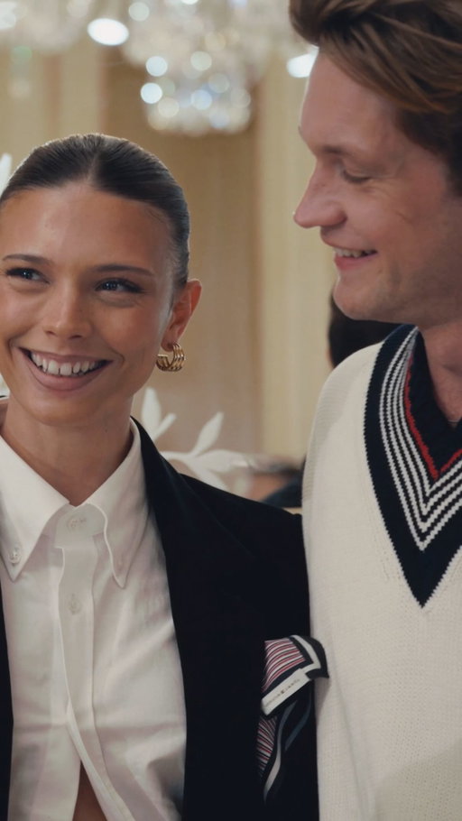 Looking good, Damian and Harriet. Welcome to the Tommy Hilfiger Spring 2027 Runway show

@damianhardung @harriet.herbigmatten 
#nyfw #tommyhilfiger