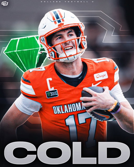 𝐂𝐎𝐋𝐃: DREW MESTEMAKER BALLED OUT AGAINST A TOP-10 OREGON TEAM💎

🤠26/34 C/ATT
🤠311 YDS
🤠3 TD
🤠6 rushes, 109 YDS

After the game, Drew Mestemaker said that 𝐭𝐡𝐢𝐬 𝐰𝐚𝐬 𝐭𝐡𝐞 𝐛𝐞𝐬𝐭 𝐦𝐨𝐦𝐞𝐧𝐭 𝐨𝐟 𝐡𝐢𝐬 𝐥𝐢𝐟𝐞.

What a performance by the OK-State QB1 after an embarrassing loss last week to Tulsa.