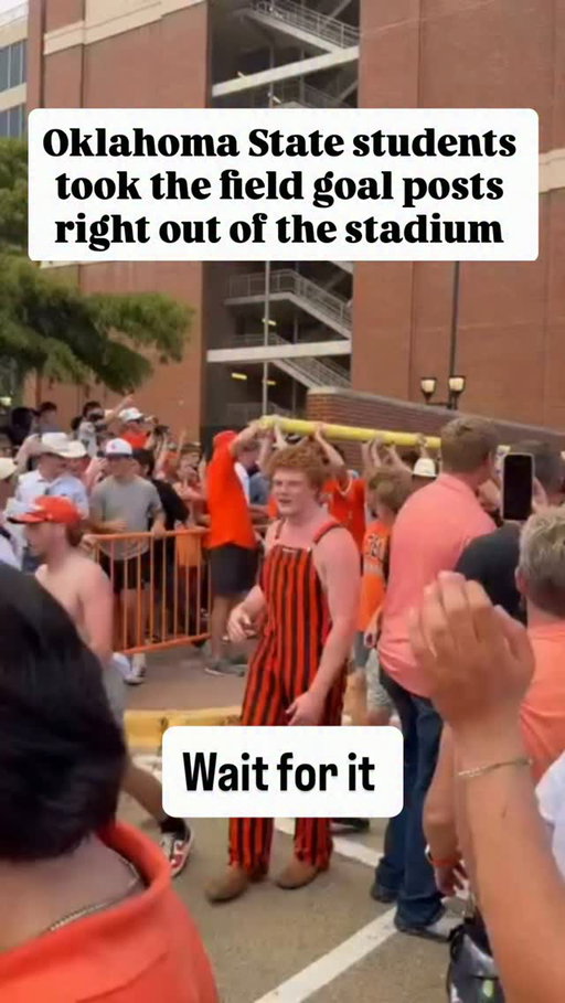 DOWN GO THE POSTS IN STILLWATER