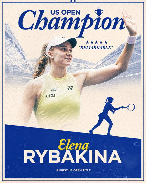 A new Queen of New York 👑

Elena Rybakina defeats Aryna Sabalenka in a thrilling final to claim her first US Open title 🏆