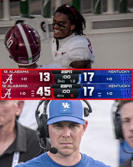 ALABAMA SCORES 32 UNANSWERED VS. KENTUCKY IN LEXINGTON 🐘🔥