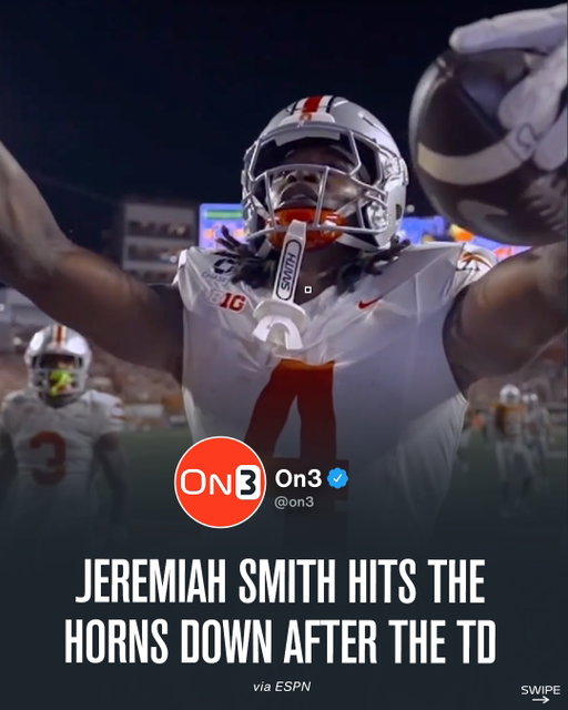Ohio State star WR Jeremiah Smith hits the Horns Down after the TD catch😤

(via ESPN)

Follow @On3CFB for year round
College Football content