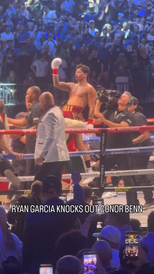 Ryan Garcia knocks out Conor Benn in Round 2! 🥊💥