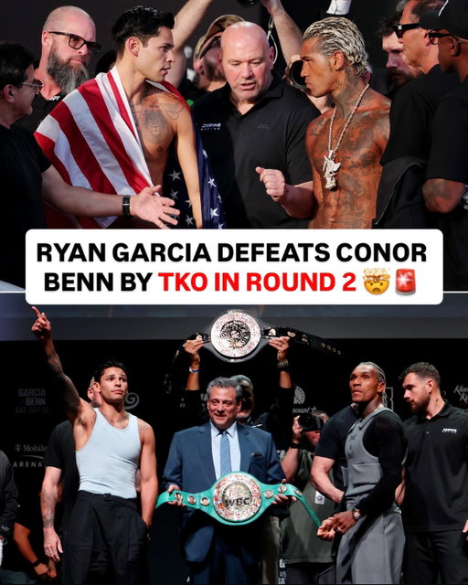 Ryan Garcia stops Conor Benn and retains the WBC welterweight title 😤

Live on DAZNBoxing #GarciaBenn 🥊