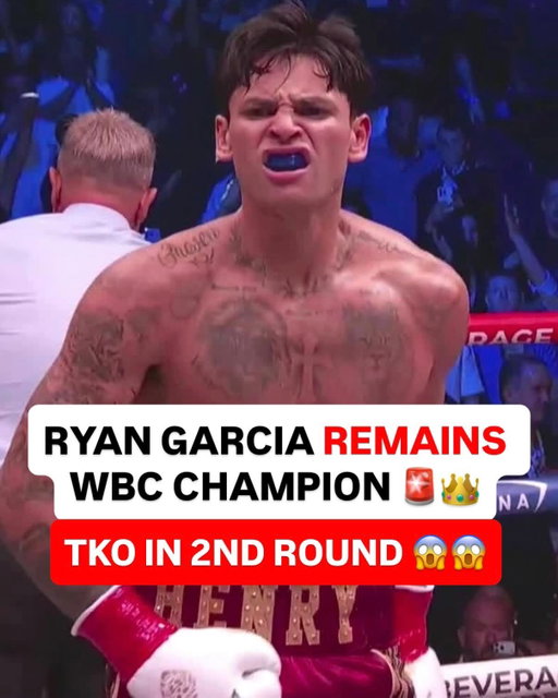 RYAN GARCIA KNOCKS OUT CONOR BENN IN 2ND ROUND TO RETAIN HIS WELTERWEIGHT TITLE 🤯🤯 

Live on @DAZNBoxing #GarciaBenn 🥊