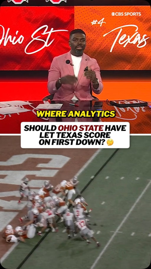 Bryant McFadden thinks Ohio State should’ve let Texas score on first down.
