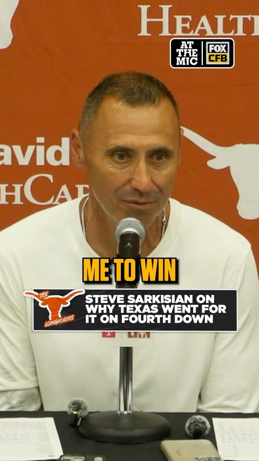 Playing it safe was never an option for Steve Sarkisian 😮‍💨