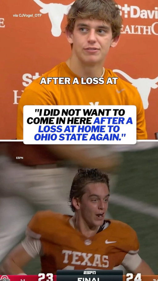 Arch Manning was determined to not lose again to Ohio State 😤