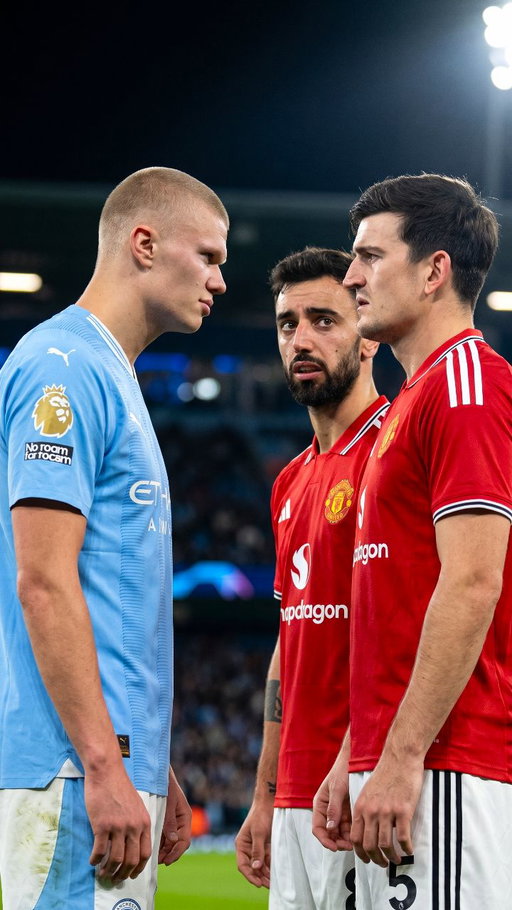 The Manchester Derby is here. 🔥🔵🔴

Manchester United tried everything to prepare for Erling Haaland… locks, barricades, security — nothing was enough. 😭

Manchester United vs Manchester City. Haaland, Bruno Fernandes, Harry Maguire, Marcus Rashford and Michael Carrick are ready for one of the biggest Premier League rivalries.

Who wins the Manchester Derby? 👀

#ManchesterUnited #ManchesterCity #Haaland #PremierLeague #championsleague