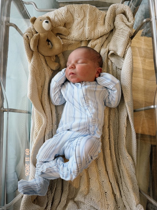 Our sweetest surprise, baby brother Kai💙 you are so loved already!
