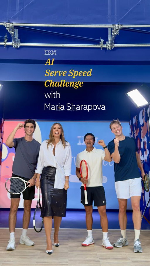 It’s one thing to watch Maria Sharapova serve. It’s another to try and match her speed.

We invited some of your favorite creators to step inside the IBM Serve Speed simulator at our US Open fan experience. Let’s see who brought their A-game and who needs to work on their ball toss.