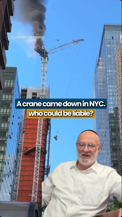A crane just came down in New York City, and who is responsible is rarely as simple as it looks.

Crane collapses rarely trace back to a single failure. Investigators find a chain: the operator’s actions, the crane owner’s maintenance record, the general contractor’s site oversight, and sometimes the manufacturer if a mechanical defect contributed. Every link in that chain carries potential liability.

What most people do not realize is that this does not only apply to workers on site. Pedestrians, bystanders, neighboring property owners, anyone injured or whose property was damaged has a valid claim.

The most critical window in cases like this is the first 48 hours. The equipment gets moved. The site gets cleared. Evidence disappears before it can be documented. Immediate investigation is not optional; it is what the case is built on.

We handle construction accidents, crane collapses, premises liability, workplace injuries, and personal injury cases across all 5 boroughs of New York City.

Comment CASE below for a free consultation.