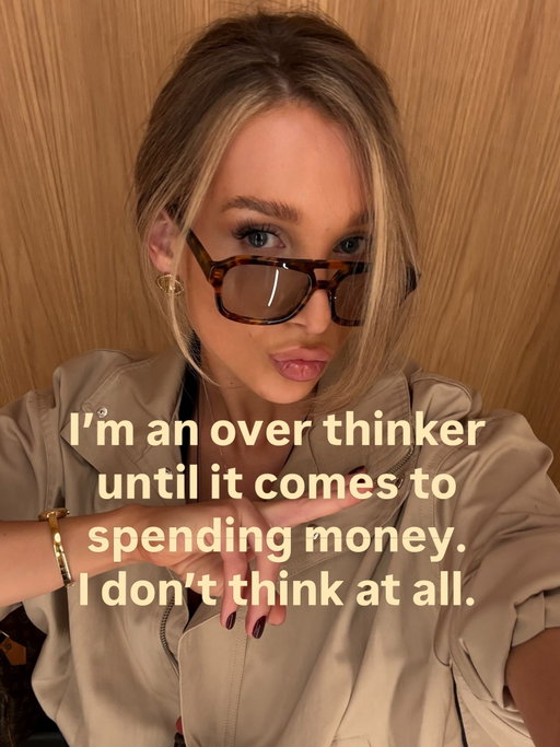 over thinker at heart, over spender in soul