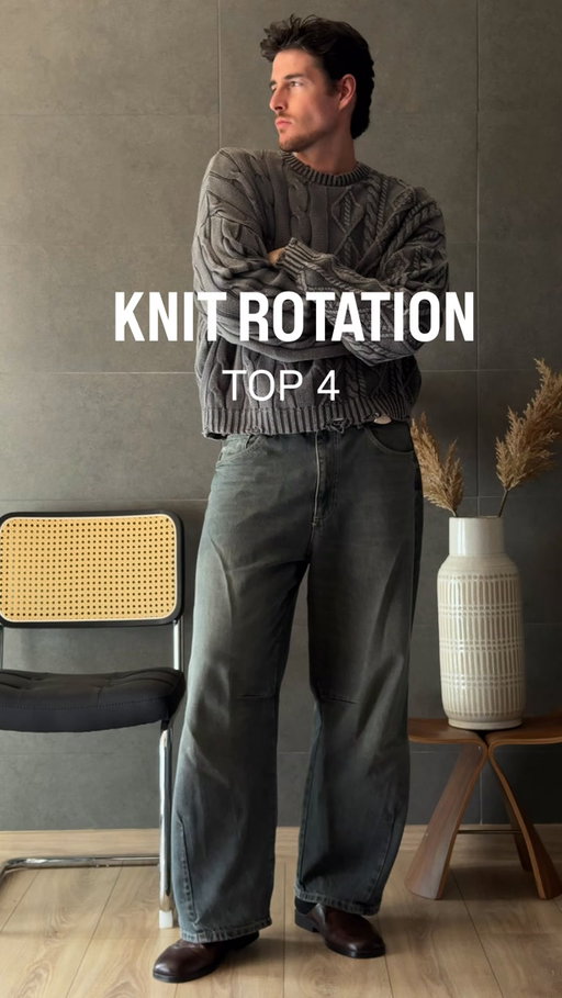 𝐓𝐎𝐏 𝟒 𝐊𝐍𝐈𝐓 𝐑𝐎𝐓𝐀𝐓𝐈𝐎𝐍 

Knit rotation for the season 🧶 Which one is your favourite? 

📝Comment ref for ref 🔗

#outfit #lookoftheday #menstyle #outfitoftheday #inspiration