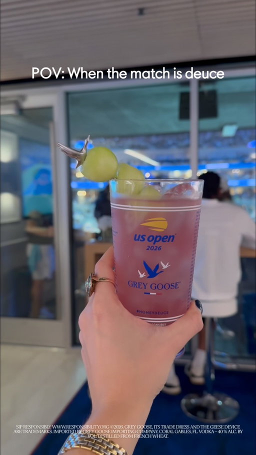 This US Open season? Nothing but Deuce and Grey Goose. 👀

#GreyGoose #USOpen #GreyGooseHoneyDeuce