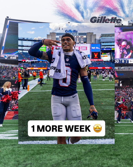 1 week ‘til we pack @gillettestadium 🔥