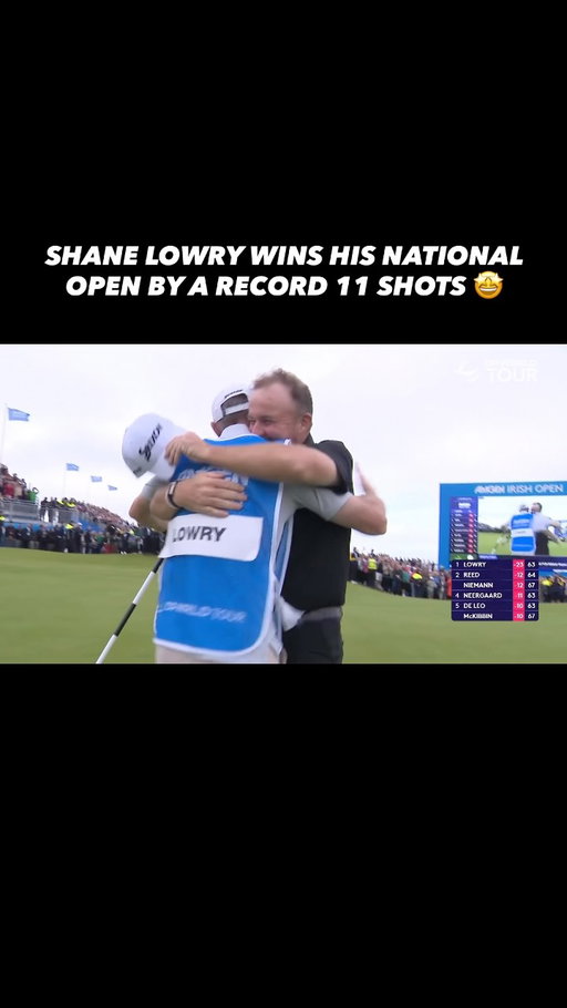 The moment Shane Lowry secured his national open for a second time 😍 
#AmgenIrishOpen