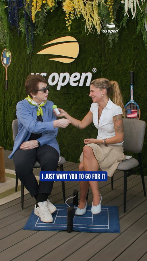 Season finale of the Racquet Report! Our host, @carlyaquilino chats with the legendary @billiejeanking on not sweating the small stuff.