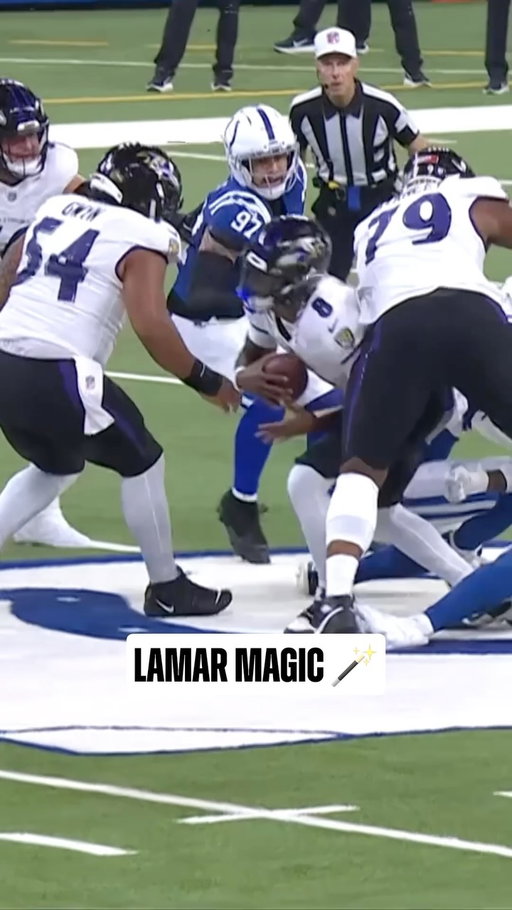 @new_era8 had everyone fooled with this run 🔥

BALvsIND on CBS/Paramount+
Stream on @NFLPlus
