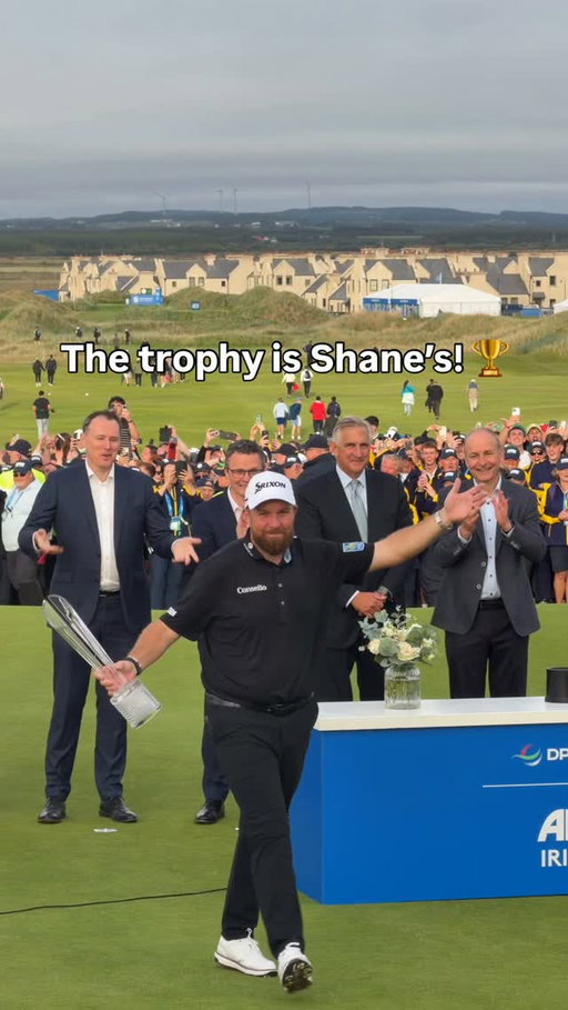 The home crowd loved that one 💚

#AmgenIrishOpen