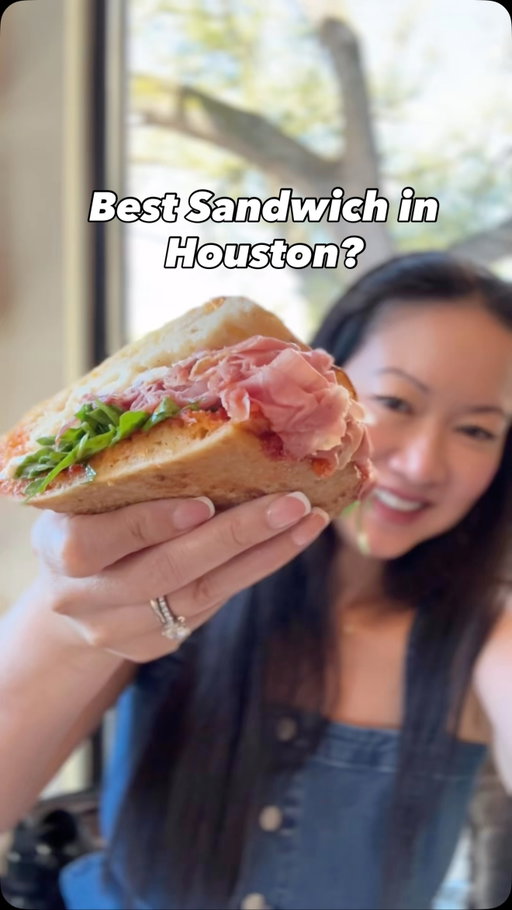 One of the BEST sandwiches in Houston! 🇮🇹🥪

If you’re looking for an Italian sandwich in Houston, put Cotto e Crudo Enoteca on your list. This little Italian restaurant specializes in panuozzo, a traditional Italian sandwich made with freshly baked pizza bread.

I tried the CRUDO, and it’s easily one of my favorite sandwiches in Houston. It’s HUGE (definitely shareable!) and stuffed with prosciutto crudo, creamy burrata, arugula and sun-dried tomato pesto.

The bread is what really makes it. Crisp and blistered outside, soft and chewy inside, with excellent ingredients throughout. It genuinely reminded me of eating in Italy. 10/10.

Cotto e Crudo also serves Italian pizza, pasta, salads and wine, but I’m coming back for this panuozzo. ❤️

📍 Cotto e Crudo Enoteca
4340 Westheimer Rd, Suite 150
Houston, TX 77027

Save this for the next time you’re searching for the best sandwiches or Italian food in Houston — and follow me for more honest Houston food recommendations!

#HoustonFood #HoustonRestaurants #HoustonFoodie #ItalianFoodHouston #HoustonEats