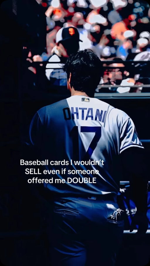 Some cards are worth more to you than their price tag.

#baseballcards #mlbcards #ad #baseball #shoheiohtani
