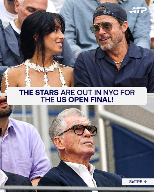 A star-studded @usopen final 🤩

#USOpen