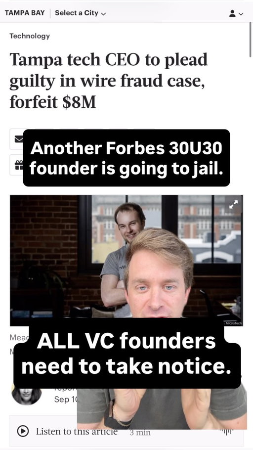 There’s a huge lesson here in basic business practices. Honesty shouldn’t be extra, it should be common place. As it weird as it is to say this really is a SHIFT in accountability for early stage VC