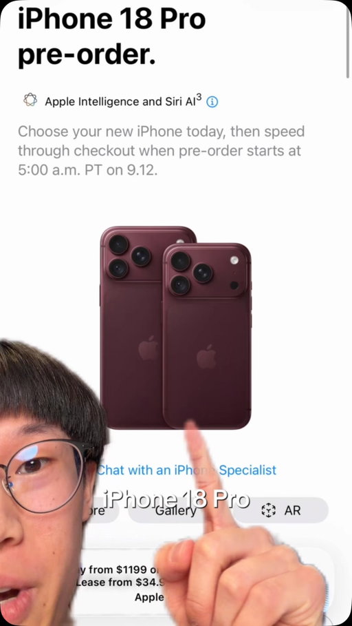 Preordering the new iPhone 18 Pro! 

#preorder #iphone18 #iphone18pro #apple #tonytechbytes