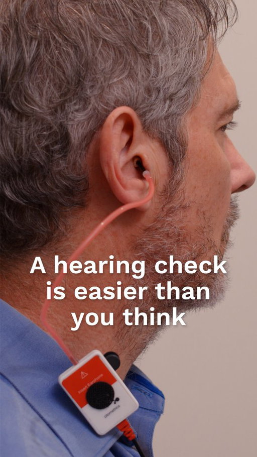 No needles, no pain, about 15 minutes. That's a free hearing check at Connect Hearing. 

Audiologist Lena shows you every step: a quick chat about what's brought you in, a look in your ears for any wax or blockages, then the check itself, you pop on the headphones and press a button each time you hear a tone. 

We map it on a graph called an audiogram, explain what it means in plain language, and talk through your options. No obligation. It's one of the easiest ways to stay on top of your hearing. Book yours whenever you're ready. 

[ID: Connect Hearing Audiologist, Lena, demonstrates each step of a free hearing check: a chat about the patient's hearing and lifestyle, an otoscope ear examination, and a headphone tone test that produces a hearing graph called an audiogram.]