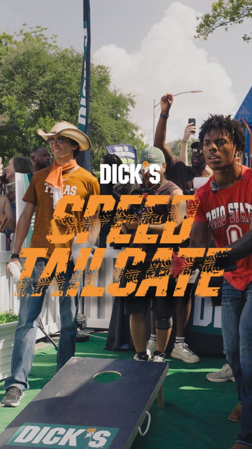 Everything’s bigger in Texas! Including the competition. 🤘🔥

@ishowspeed brought the excitement to the DICK’S Speed Tailgate ahead of the Texas vs. Ohio showdown, delivering challenges, competition, and nonstop game-day energy.