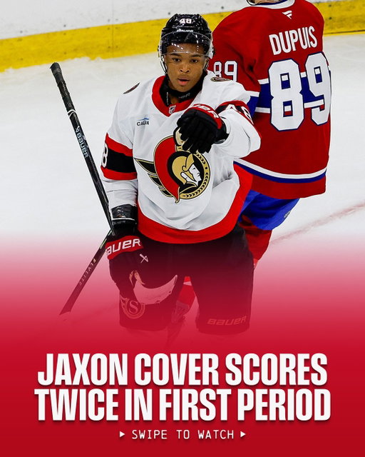 Jaxon Cover (@jcove87) has been impressing at the @senators Rookie Tournament 🔥⁣
⁣
(🎥: @senators)