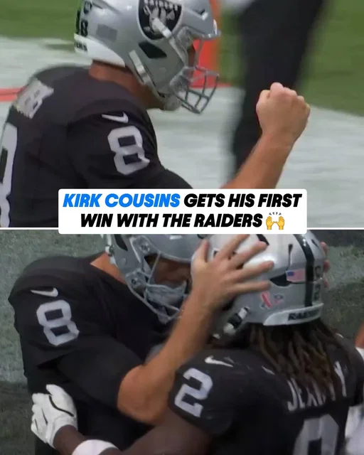 Kirk Cousins was dealing in his Raiders debut 😮‍💨

(via @nfl)