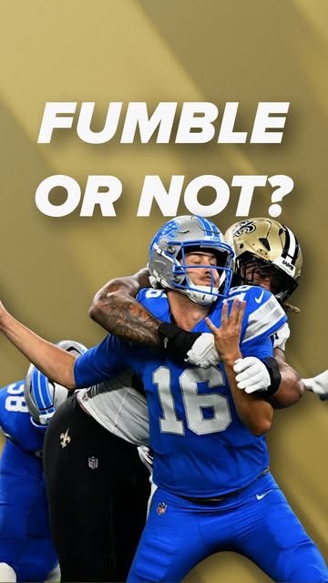 The Saints forced a clear Jared Goff fumble… but it was called back and it makes no sense why.

#saints #lions #nfl #nflfootball #nflnews