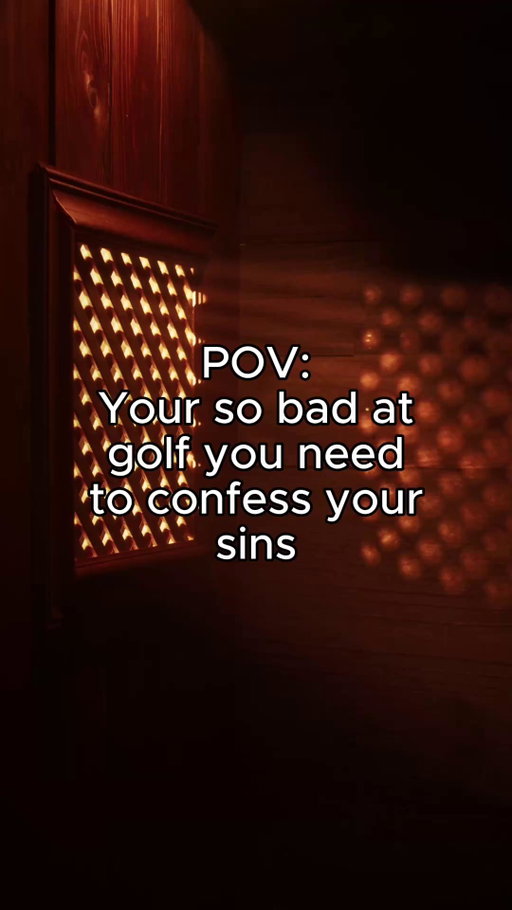 Have you sinned on the golf course?

Go to pinsandaces.com/confession to get forgiveness today 🙏