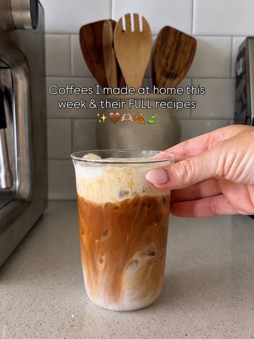 We made some AMAZING coffees this week at my house! ✨🤭🫶🏼 share/save/send to a fellow coffee lover !!! 

#coffee #coffeelover #coffeerecipe #fall #coffeebar