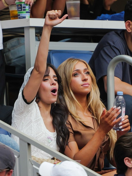 @tatemcrae, @camila_cabello and @marthastewart48  say go sports! 

The US Open finals concluded this weekend with Alexander Zverev beating Ben Shelton in the men’s singles final, and Elena Rybakina beating Aryna Sabalenka yesterday in the women’s draw. Now, back to our regularly scheduled NYFW programming. 

Photos: Getty Images