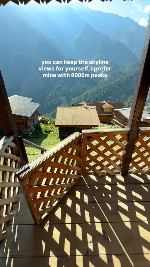 would pick a mountain hut over any luxury hotel in a busy city any time, thank you very much 🏔️💚

this is @raikotsarai.raikotbrew in Fairy Meadows, super cute, comfortable & with the best views over Killer Mountain!! 

#pakistan #nangaparbat #fairymeadows #mountainviews #mountainlovers